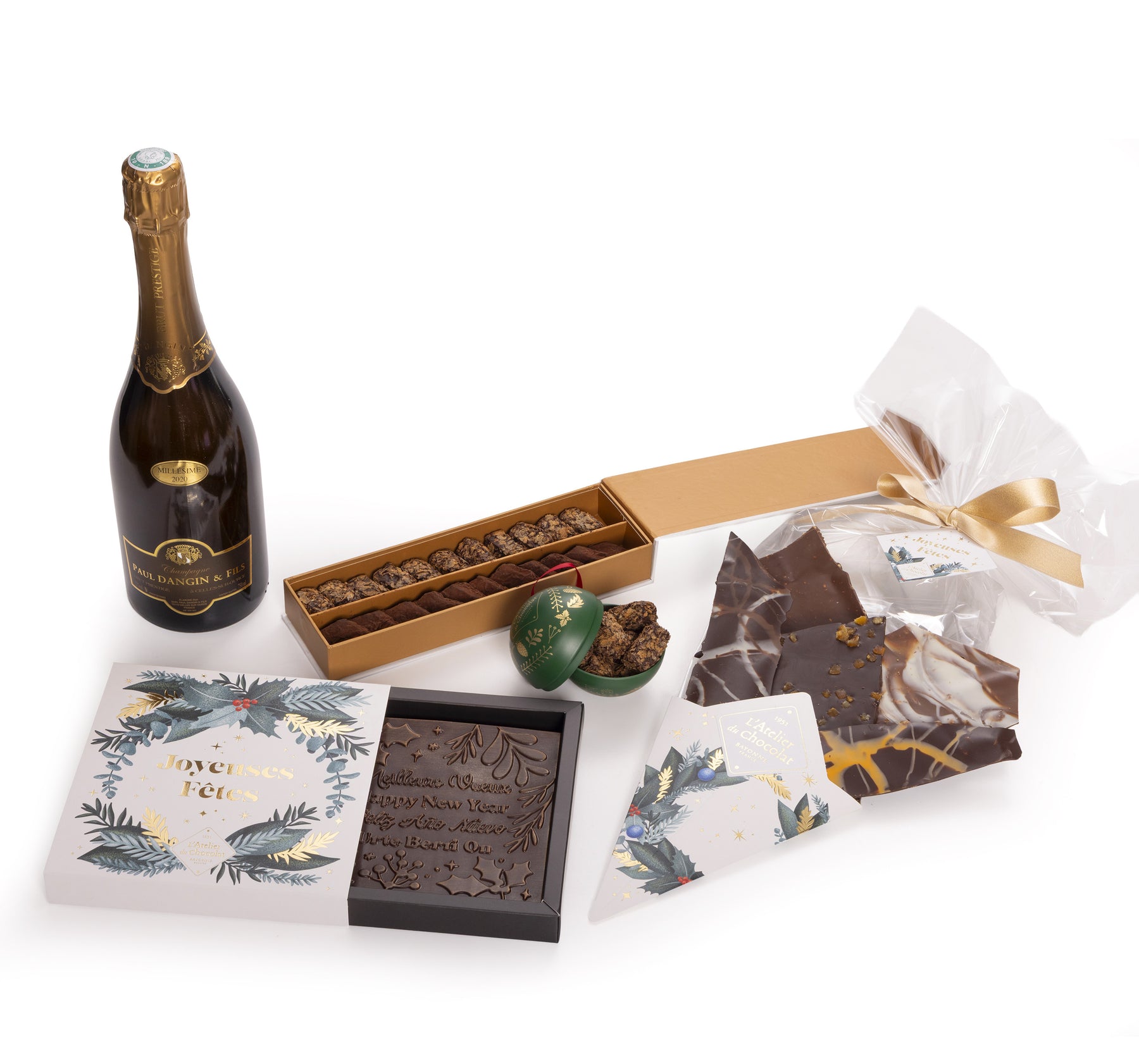 Scatola Regalo di Cioccolato di Natale · Tradizioni Gourmet