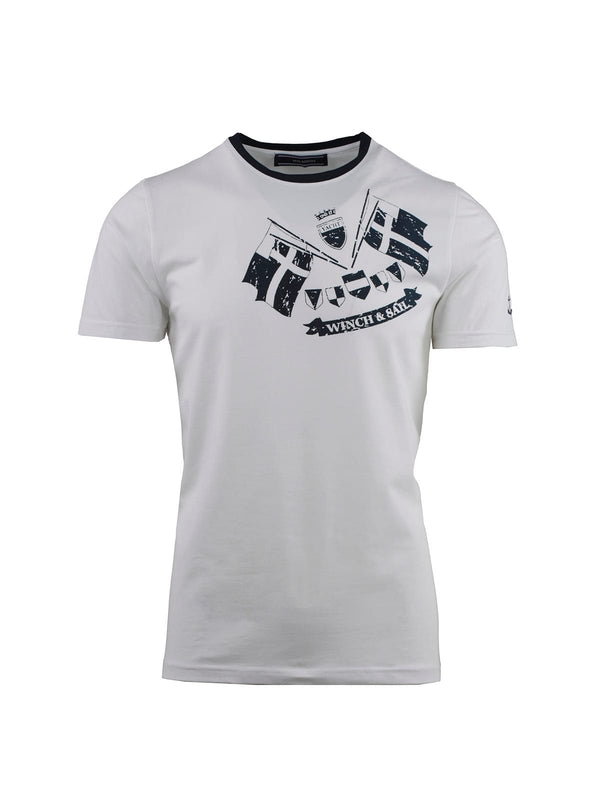 T-SHIRT IMPRIMÉ MARIN