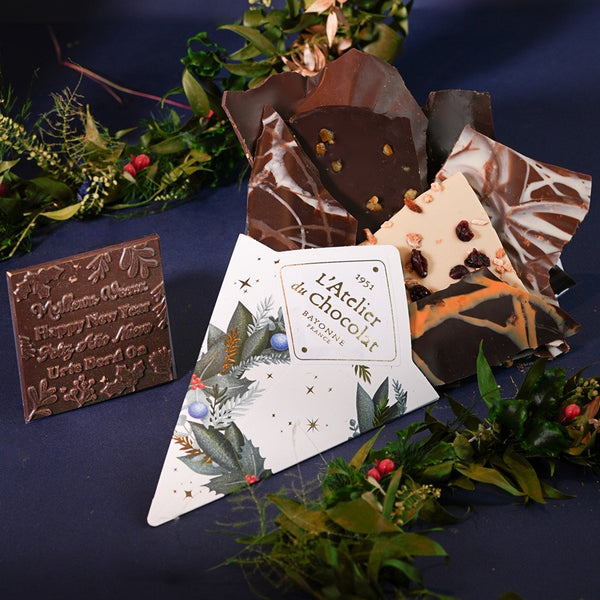 Bouquet de chocolat et son mini carré meilleurs voeux