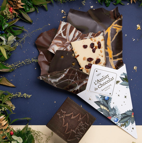 Bouquet de chocolat et son mini carré joyeux noël