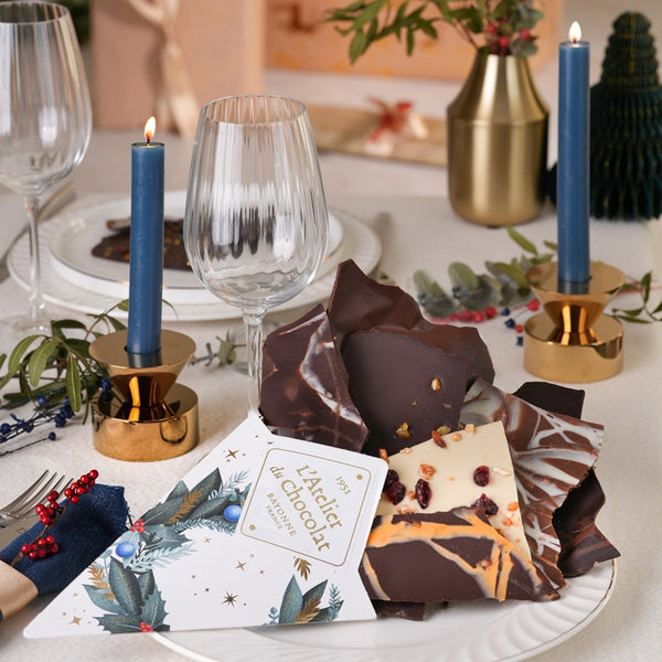 Bouquet de chocolat joyeuses fêtes