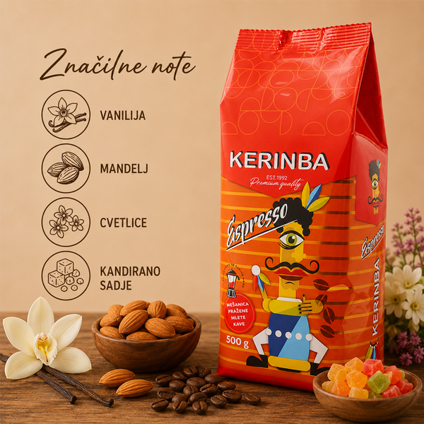 Kerinba Coffee Espresso 500 g - Moka Coffee
