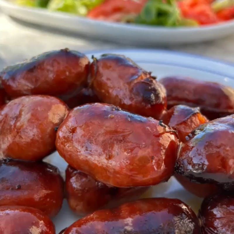 Brochetas de Chorizo a la Parrilla