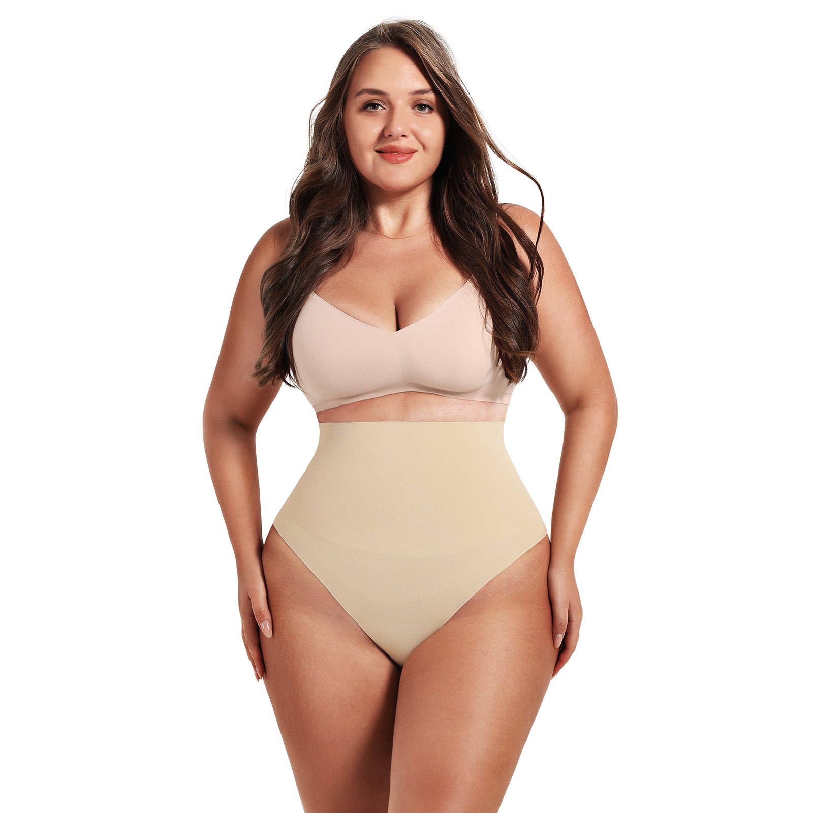 Shaping panties for everyday wear, classic cut, NUDE size other: XL/XXL
