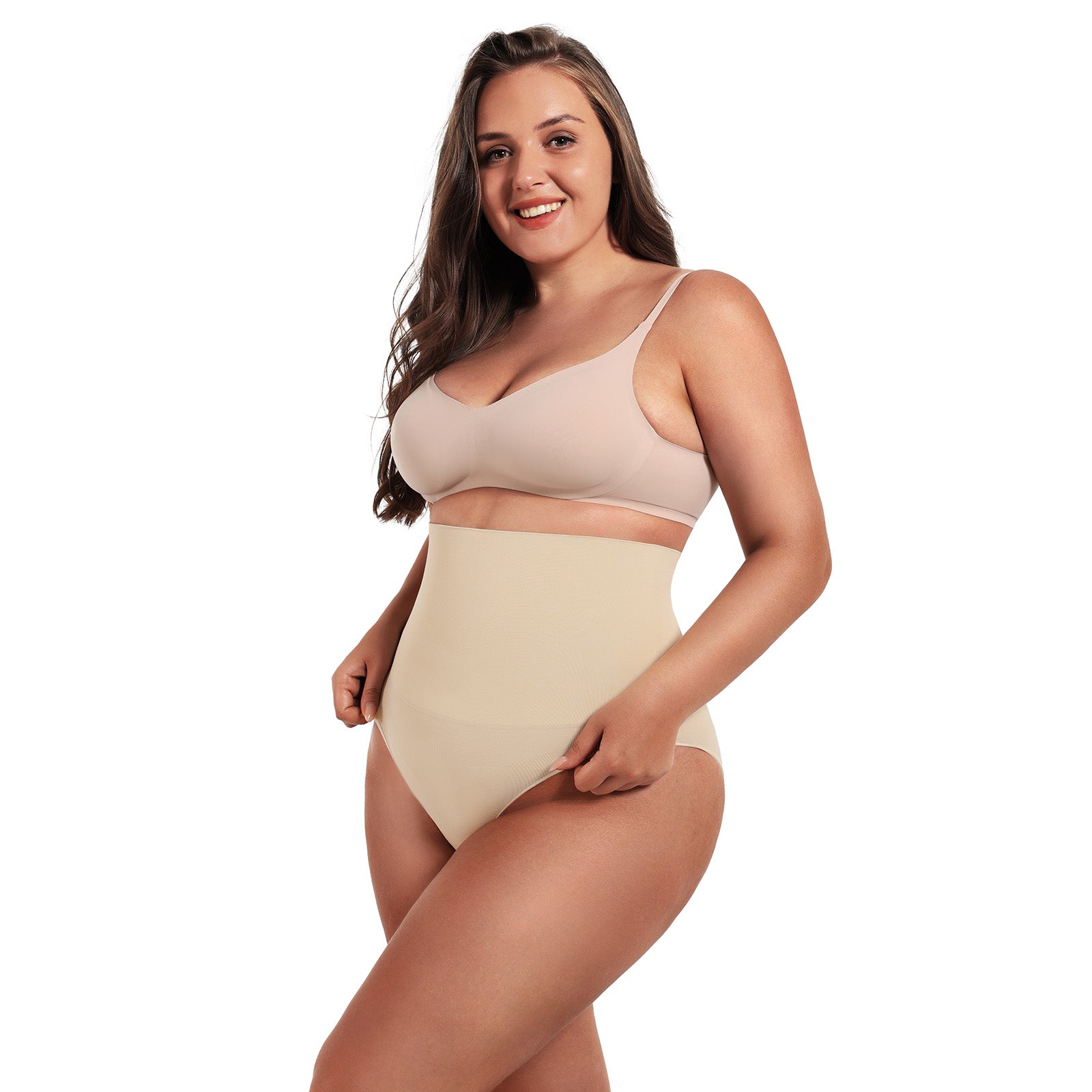 Shaping panties for everyday wear, classic cut, NUDE size other: XL/XXL