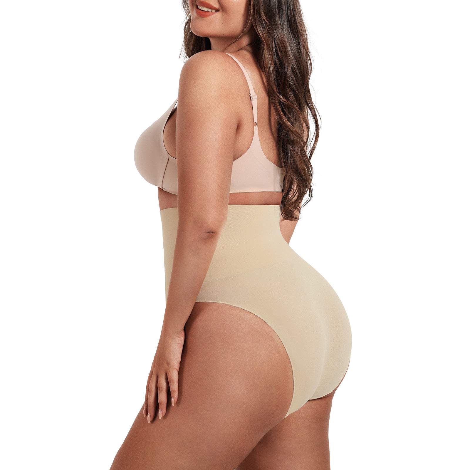 Shaping panties for everyday wear, classic cut, NUDE size other: XL/XXL