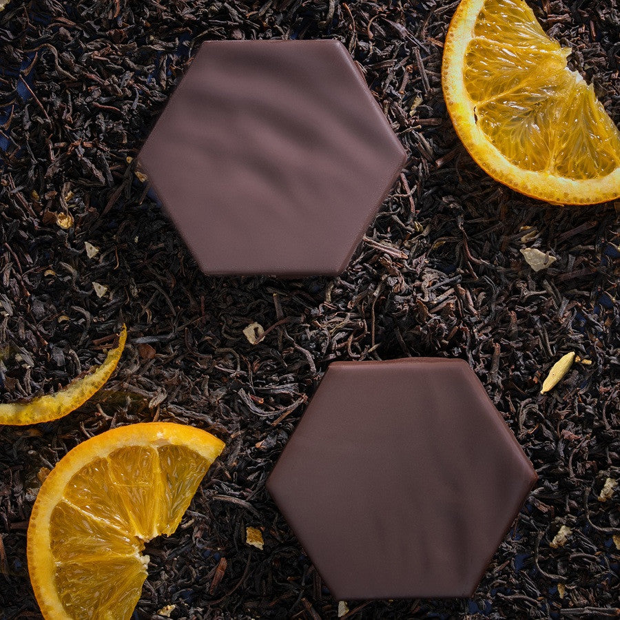 HEXAGON BITE DARK CHOCOLATE TEA HURRICANE