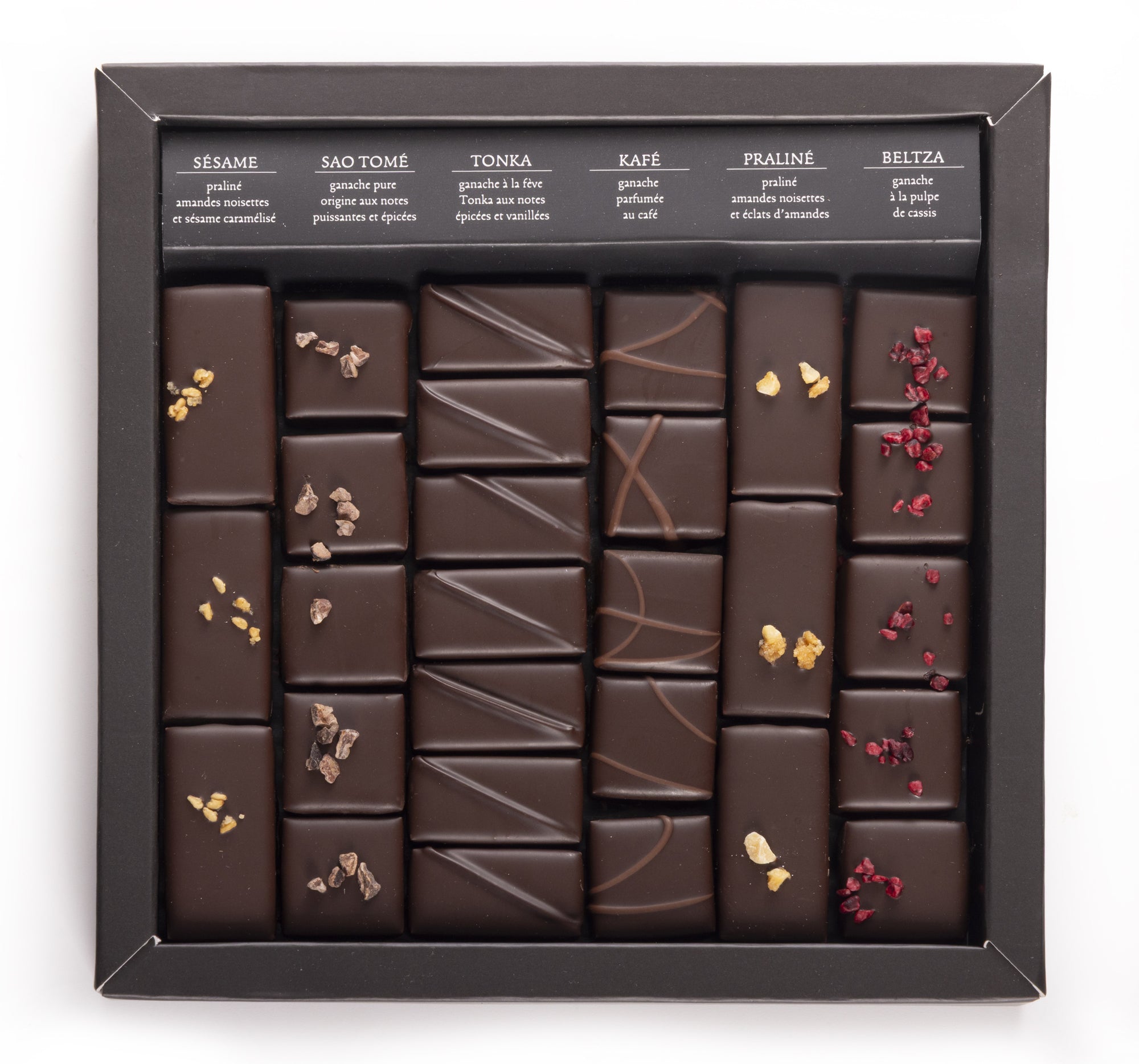 Scatola di Cioccolato Extra Fondente Ilbarritz Ti Amo Fondente