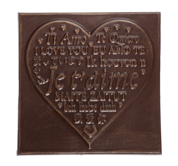 Ilbarritz Extra Dark Chocolate Box I Love You Dark