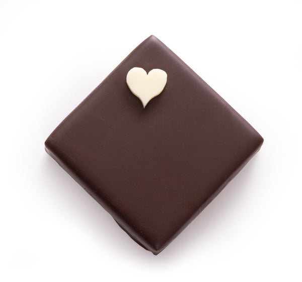 Boccone di Ganache al Cioccolato Fondente e Limoncello