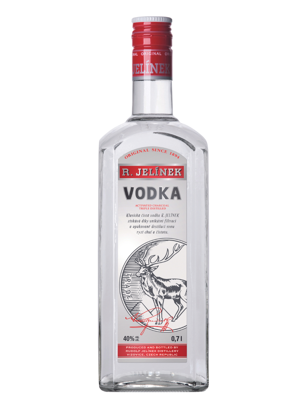 Vodka R. JELÍNEK 40% 0.7l