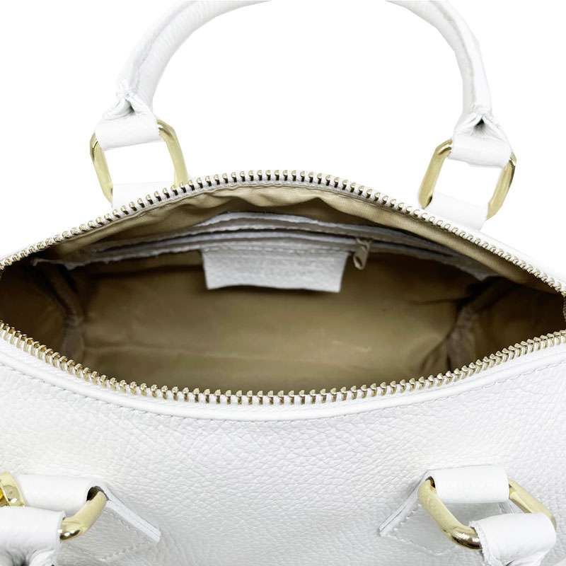 Borsa Bauletto piccola a Mano in Pelle. 7737