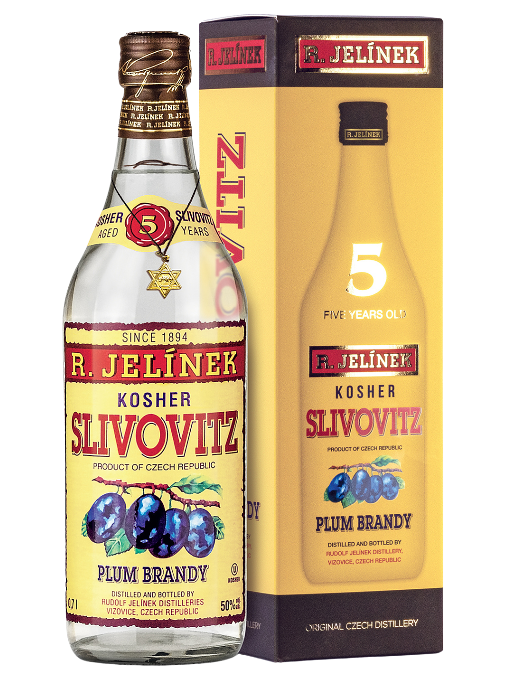 Kosher Plum Brandy 5yo 50% 0.7l