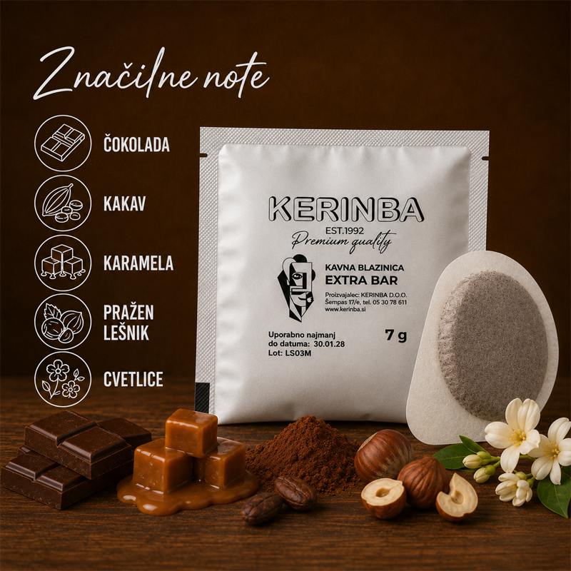 Kavne blazinice Extra bar