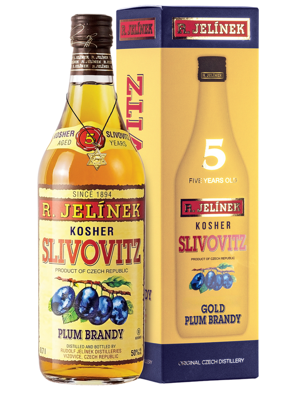 Kosher Plum Brandy Gold 5yo 50% 0.7l