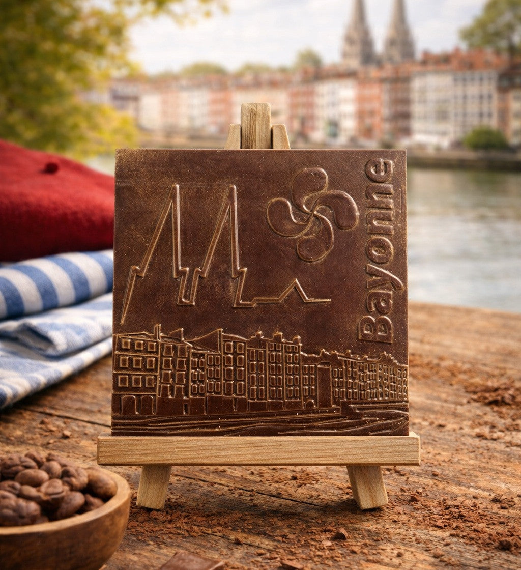 PLACAS DE CHOCOLATE CON LECHE - CATEDRAL DE BAYONNE