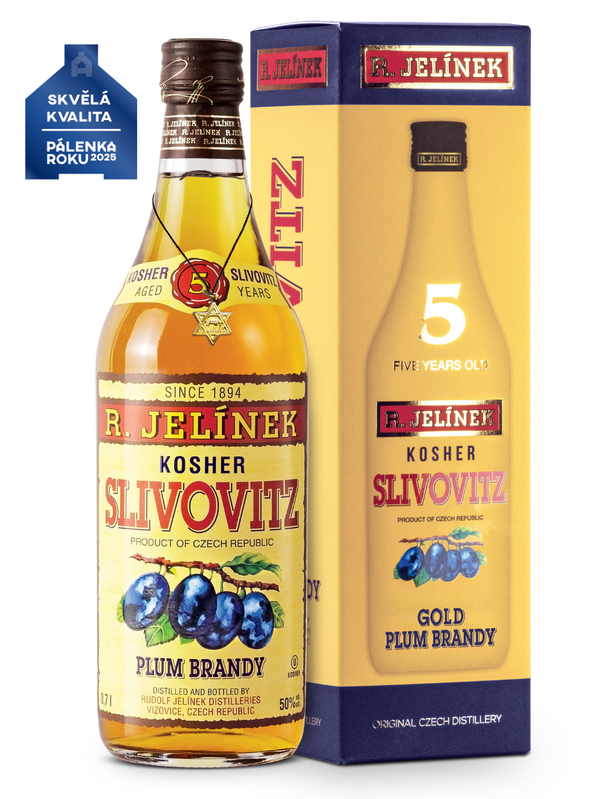 Kosher Plum Brandy Gold 5yo 50% 0.7l