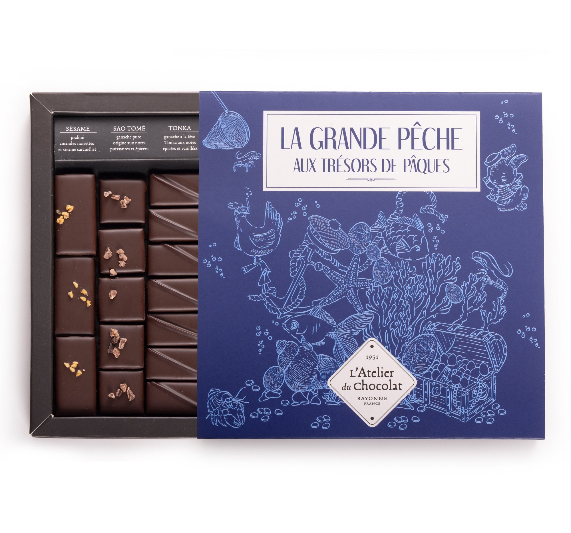 Ilbarritz Extra Dark Chocolate Box · Happy Easter