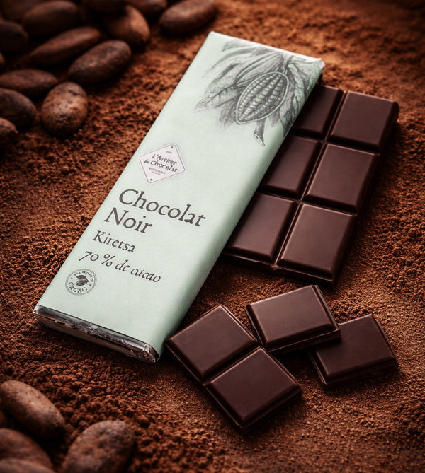 TABLETTE CHOCOLAT NOIR KIRETSA