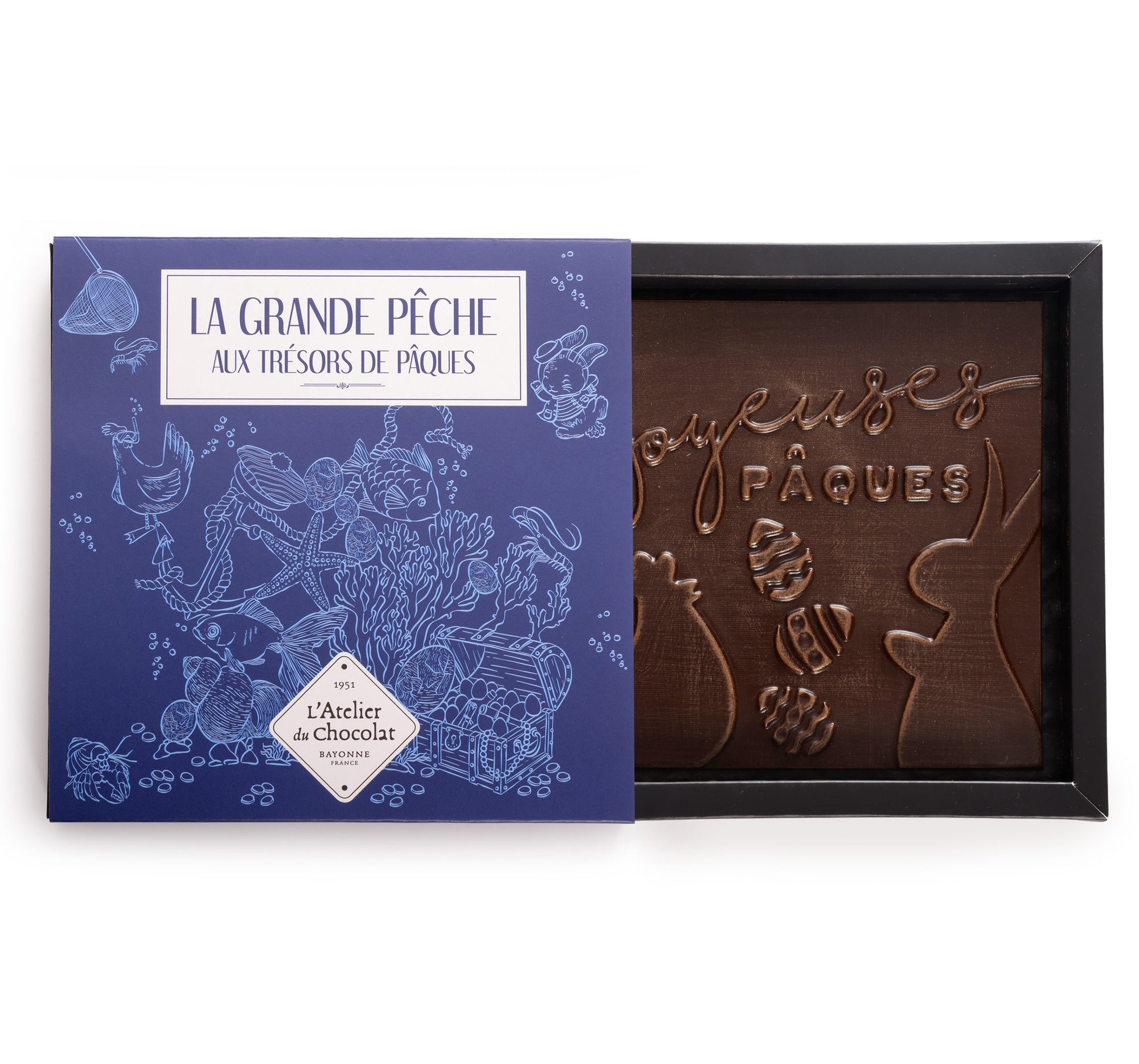Buona Pasqua Cioccolato Fondente o Cioccolato al Latte Quadrato