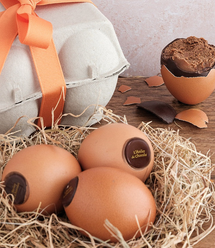 Dark Chocolate Praline Shell Egg Easter