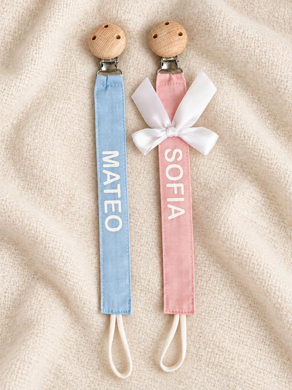 Cotton Pacifier Clip