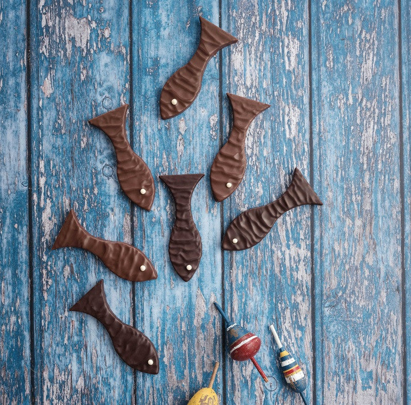 Sparkling Praline Fish Milk or Dark Easter