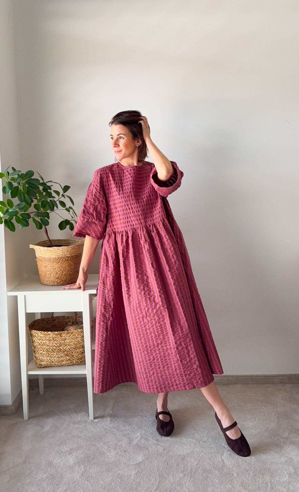 Maxi Dress Runa Toffee Size: L-XL