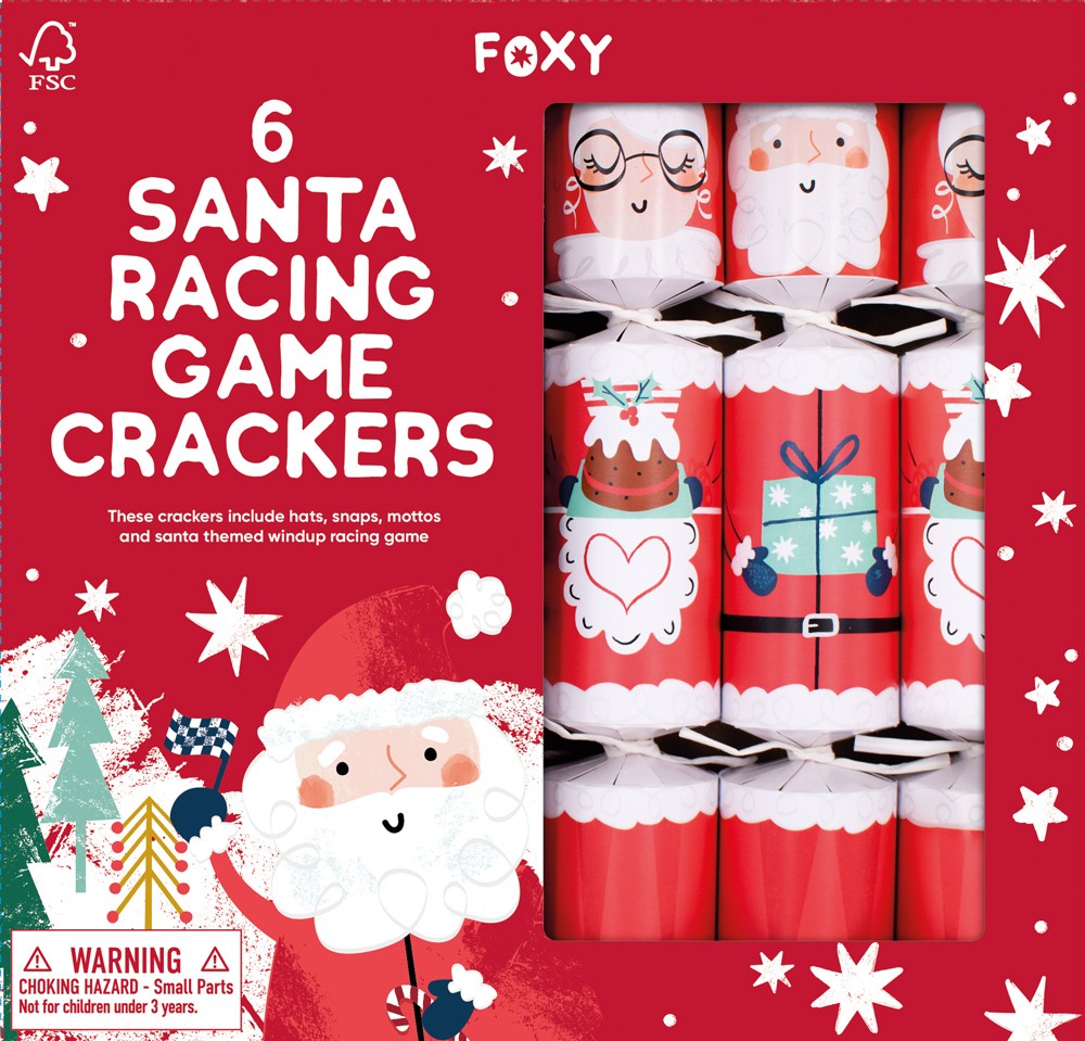Crackers  "jeu avec le père Noël"