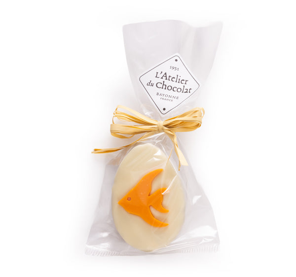 White Chocolate Praline Puff Pastry Fish Easter