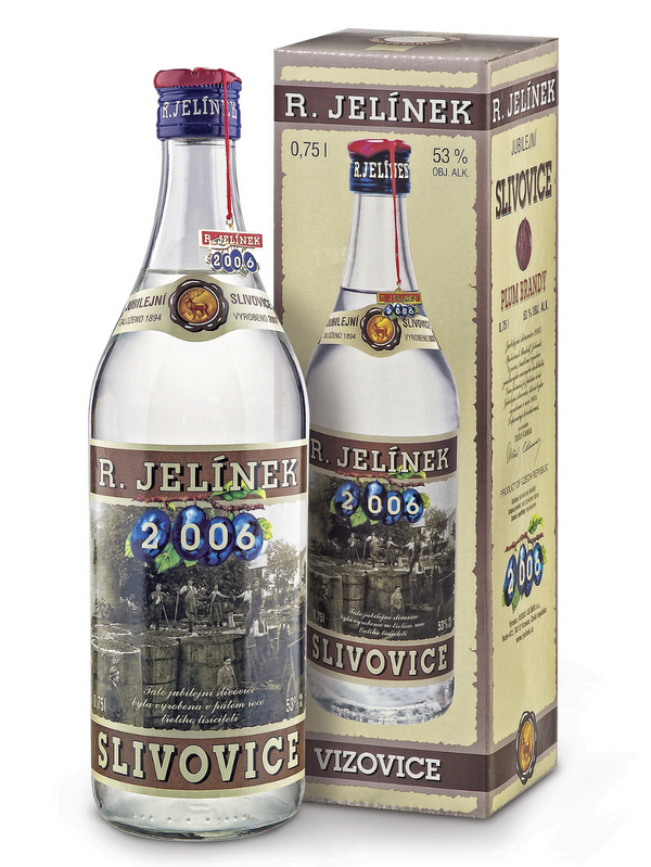 R. JELÍNEK Jubilee Plum Brandy 2006 53% 0.7l (tube)
