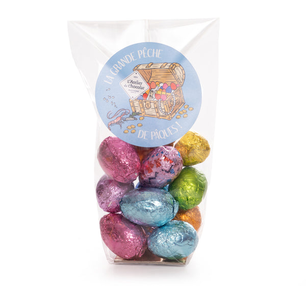 Chocolate Praline Wrapped Eggs