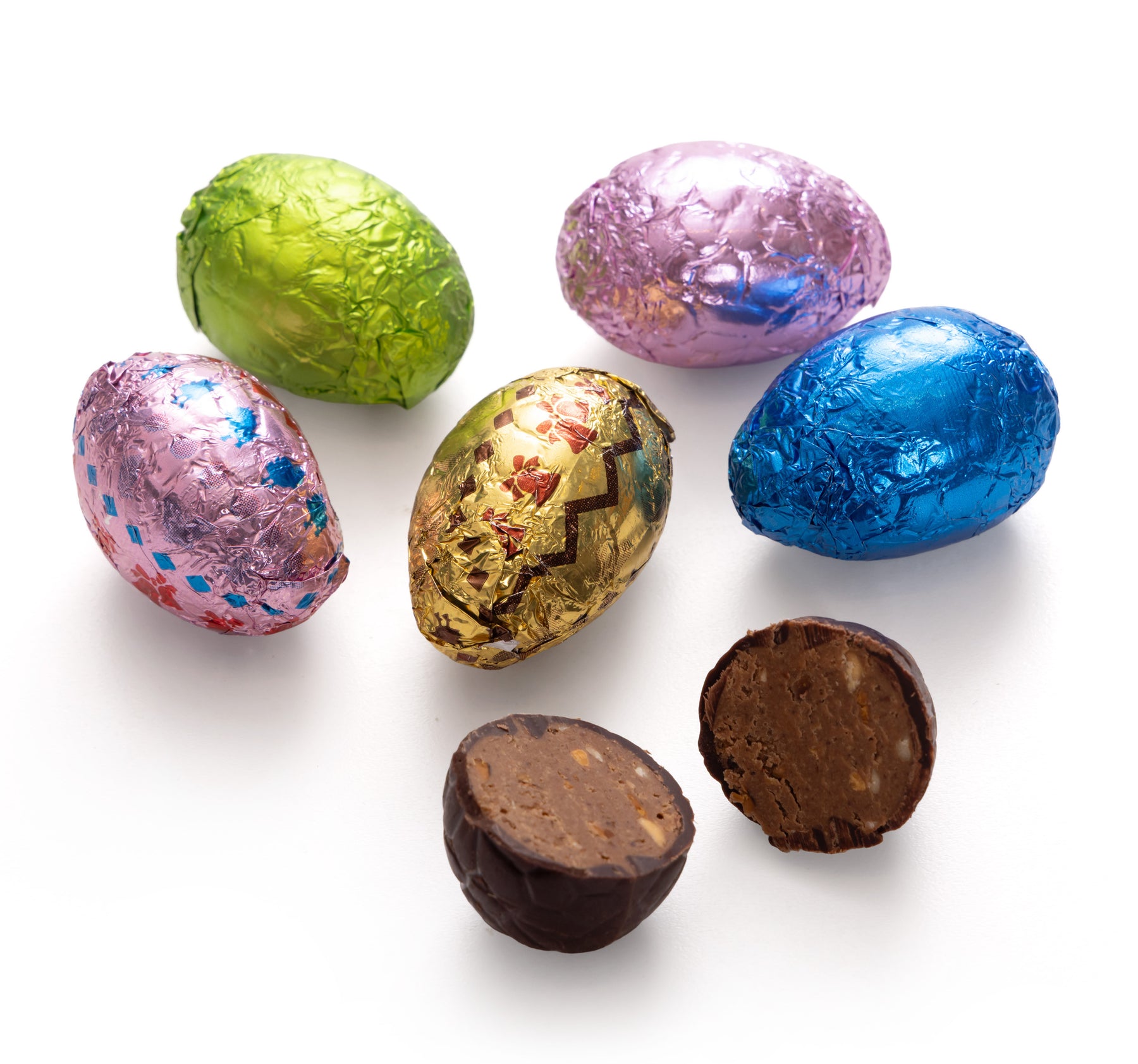 Chocolate Praline Coated Eggs