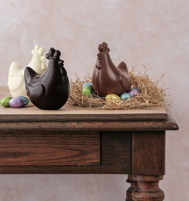 Chocolate Hen with Easter Filling