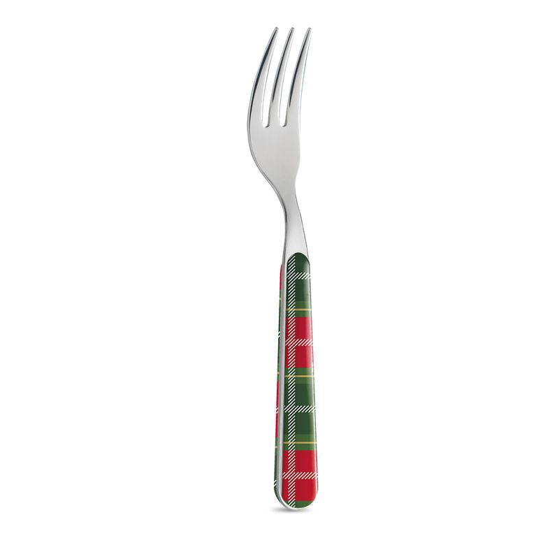 6 Sweet Fork - Red Green Tartan BD14276