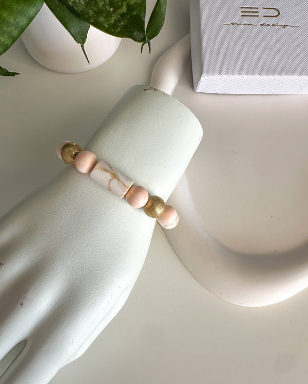bracelet | BULB LIMITED | orange, gold #1