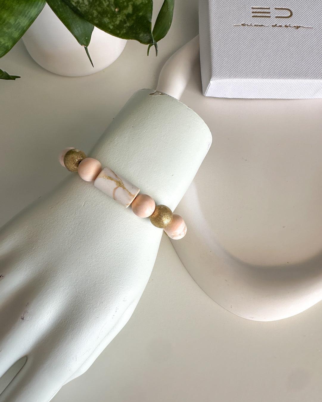 bracelet | BULB LIMITED | orange, gold #1