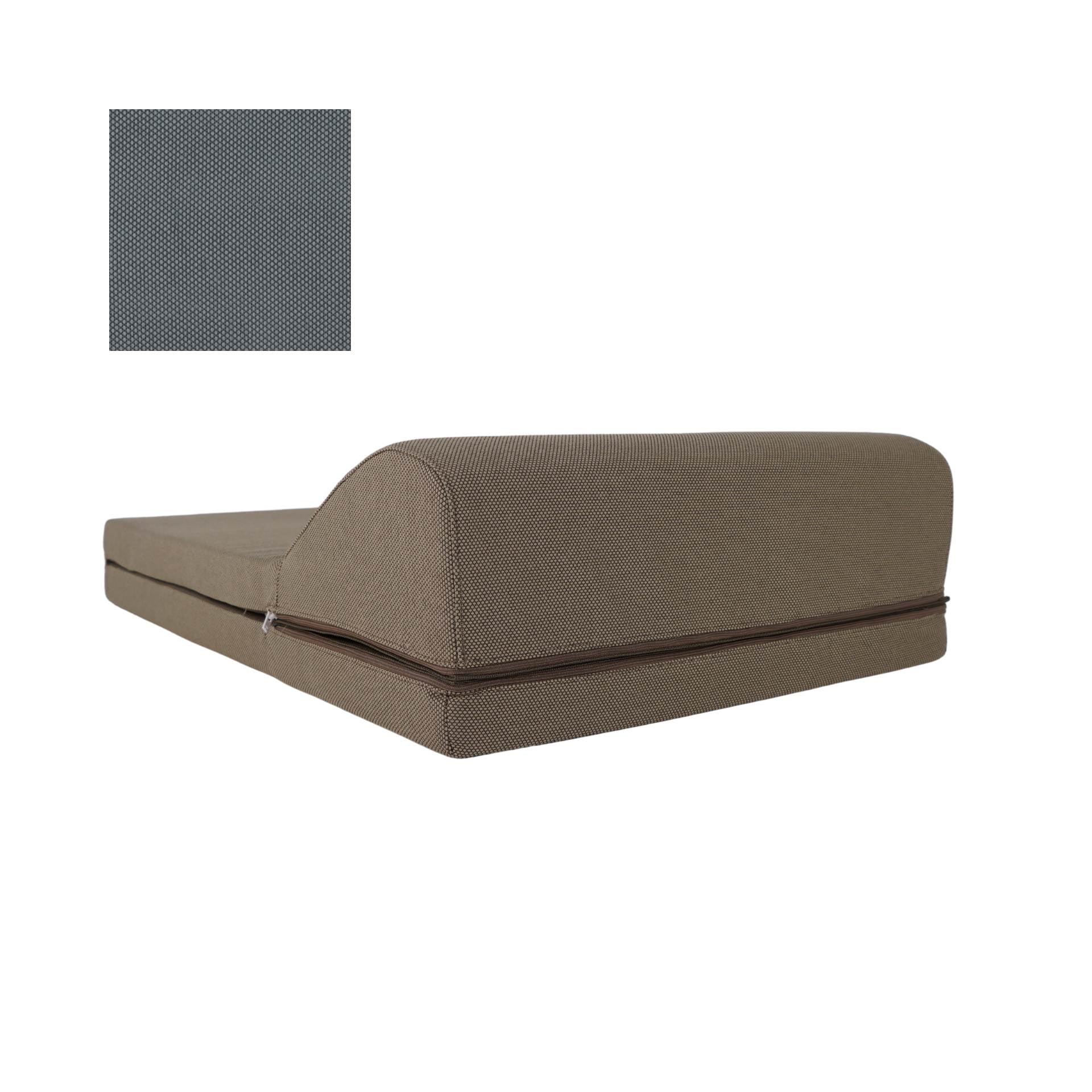 CONFORTINO, Materassino portatile da mare, campeggio, fiume, montagna 60x180, Grigio,  Arketicom