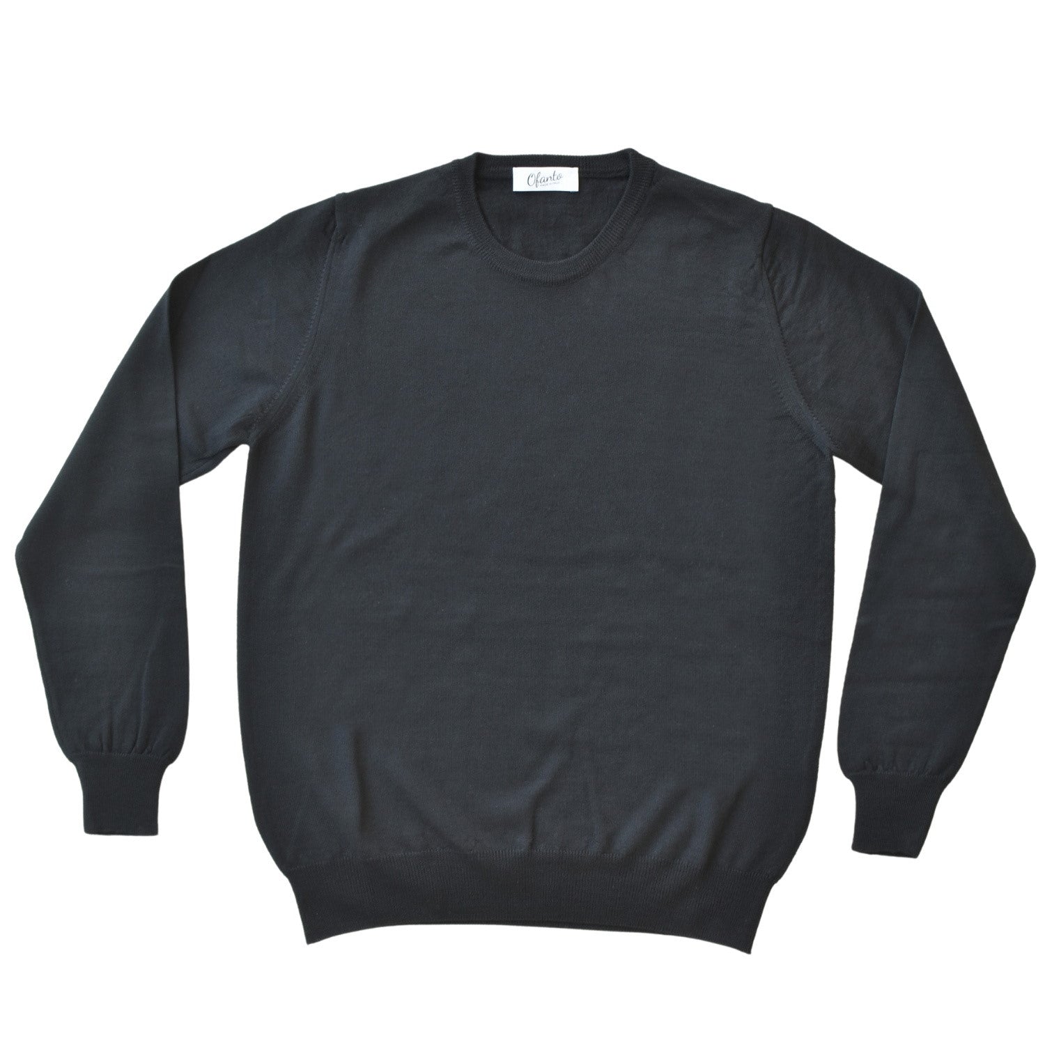 Il Pullover Italiano 100% Merino - Nero