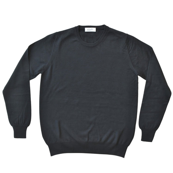 Il Pullover Italiano 100% Merino - Nero