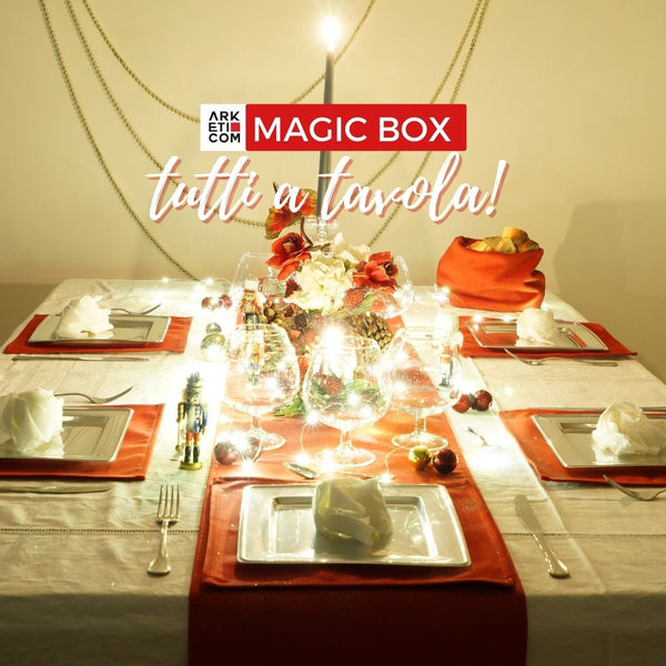 Magic Box Arketicom, Pouf Cuscini e Decorazioni Natalizie per la Tavola