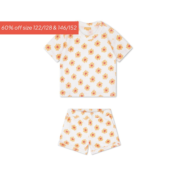 Floral Love | Multicolored Girls Beach Set - Terry