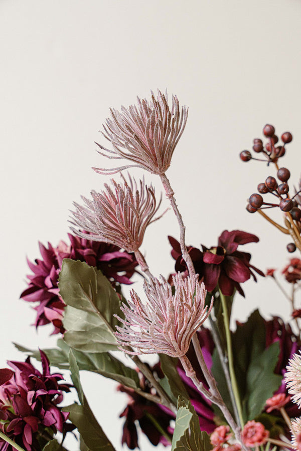 Indore Silva - Chrysanthemum - Purple - artificial branch - silk