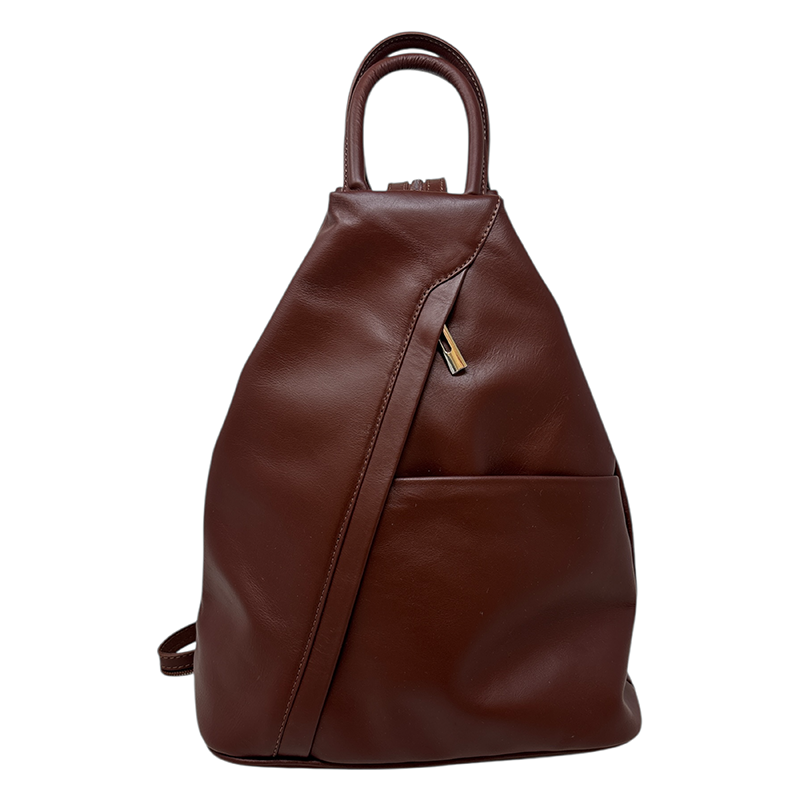 Women's Backpack in Genuine Leather Made in Italy - 25x30x13 Cm. Backpack. 80072