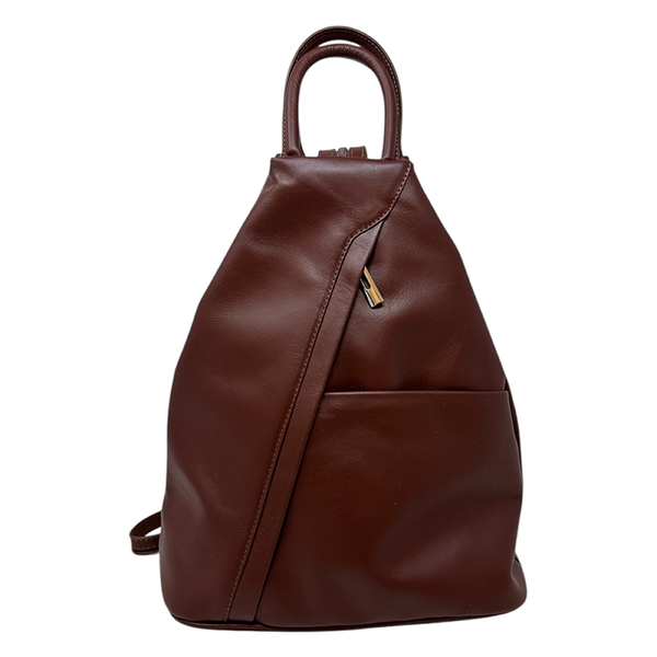 Women's Backpack in Genuine Leather Made in Italy - 25x30x13 Cm. Backpack. 80072