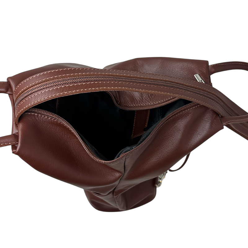 Women's Backpack in Genuine Leather Made in Italy - 25x30x13 Cm. Backpack. 80072