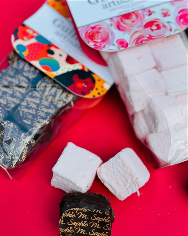 Artisanal chocolate marshmallow