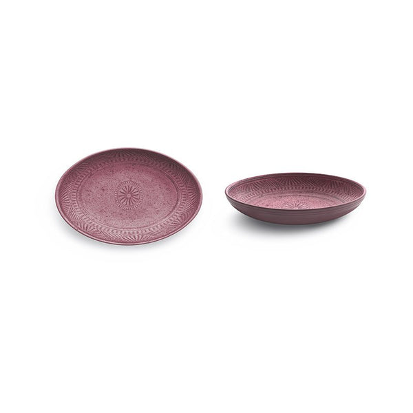 Touch-MeL Risottiera ovale Mono Magenta 33,5 × 23 cm