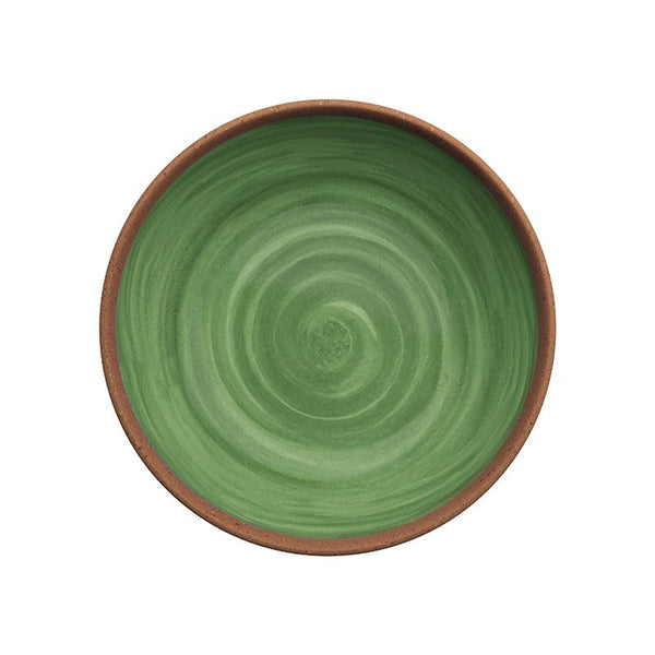 NATURAL - GREEN DEEP PLATE - TOUCH-MEL