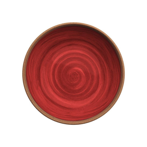 Piatto Fondo Natural Rosso